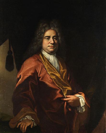 Giovanni Camillo Sagrestani Portrait eines Herren im Hausmantel Germany oil painting art